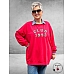 Kaffe Curve Sweatshirt Violi Club 1993